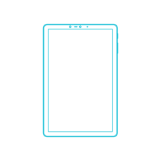Digital Samsung Galaxy Tab S4 Svg Vector Tracing Design, Free Vectors File